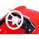 BMW 507 Retro mașinuță electrică pentru copii roșie + LED audio + telecomandă + piele ecologică + EVA + pornire lentă
