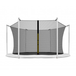 Aga Rețea de protecție interioară 366 cm cu 6 stâlpi Neagră