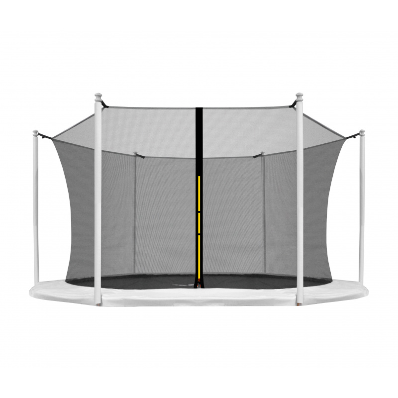 Aga Rețea de protecție interioară 366 cm cu 6 stâlpi Neagră