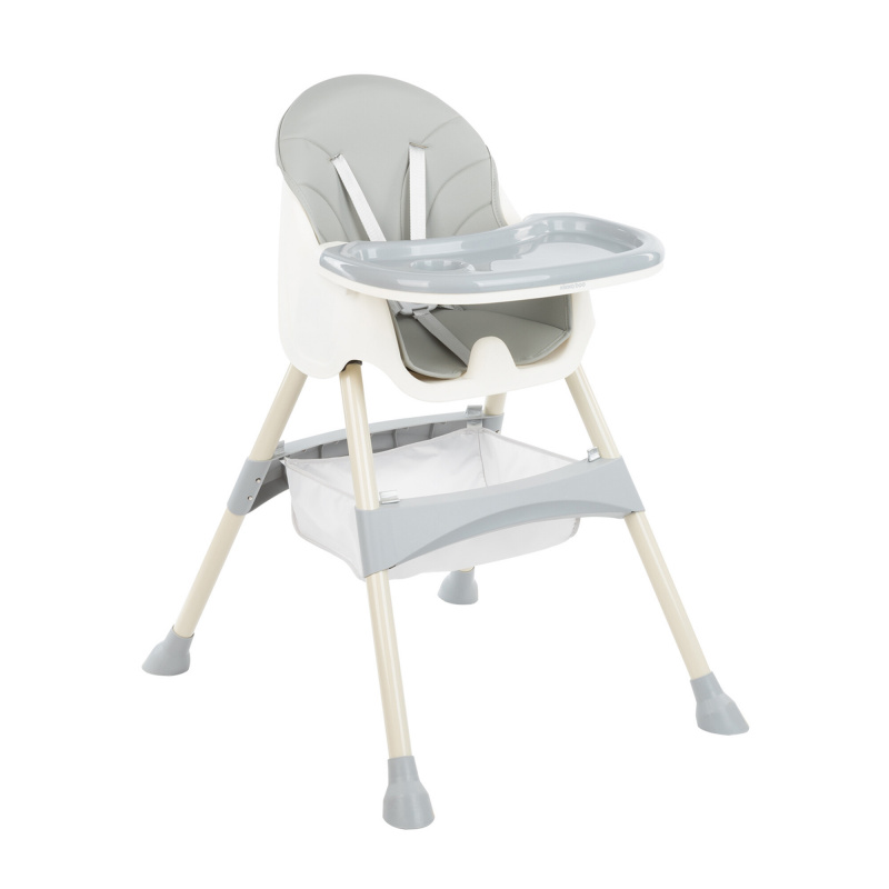 Aga4Kids Scaun de masă pentru copii Gri