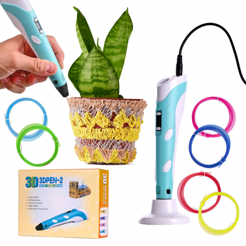 Aga Stilou 3D cu accesorii - 90 de metri de rezerve