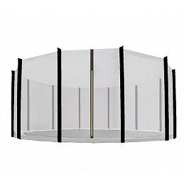 Aga Plasă de protecție 500 cm pentru 12 stâlpi Plasă neagră / Neagră