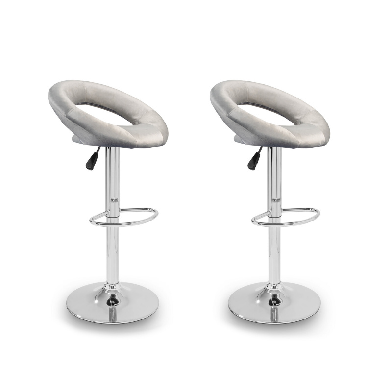 Aga 2x Scaun de bar MR2043 Gri