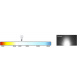 Tub LED - T8 - 150cm - 22W - 2200 lm - alimentare unilaterală - alb rece