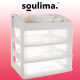 Organizator pentru cosmetice crem Soulima 19357
