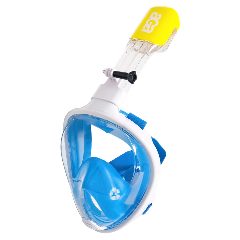 Masca de snorkeling cu față întreagă Aga L/XL Alb/Albastru