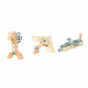 Aga4Kids Set de construcție din lemn 66 piese