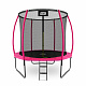 Aga SPORT EXCLUSIVE Trambulină 250 cm Roz + plasă de protecție + scară - CALITATEA a II-a