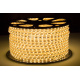 Bandă LED - 230V - SMD 2835 - 1m - 60LED/m - 6W/m - 380Lm - IP68 - alb cald - 10mm