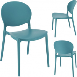 Scaun din plastic JUSTIN marine