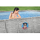 BESTWAY Power Steel Swim Vista piscină cu fereastră 427x250x100 14x8FT 7in1