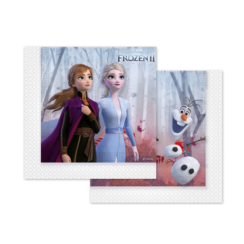 Șervețele de hârtie Disney Frozen 2 33x33cm / 20 bucăți