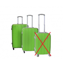 Linder Exclusiv Set de valize de călătorie, măr. M,L Green 2CZ035 - II. CALITATE