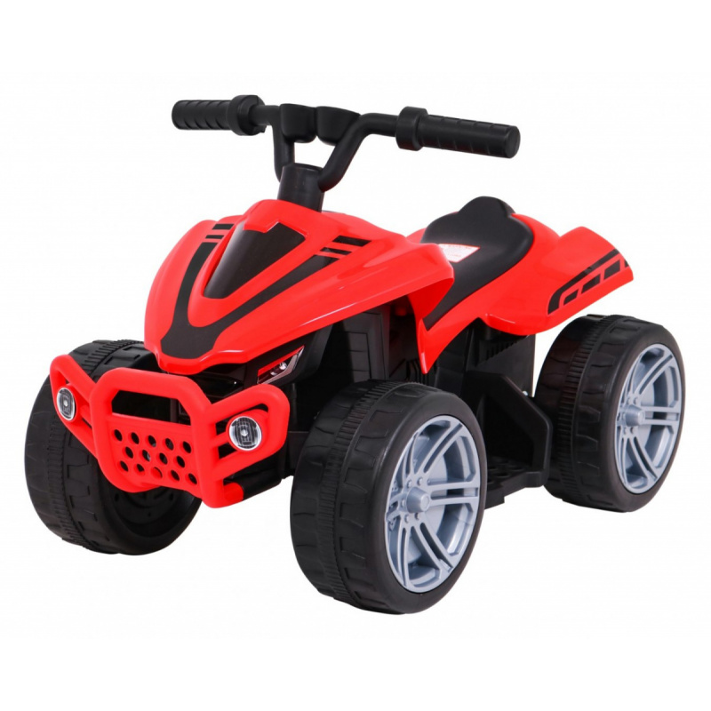 ATV Little Monster pe baterii pentru copii mici Roșu cu motor de 25W
