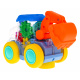 Excavator interactiv colorat pentru copii 3+ Cutii de viteze + cupă mobilă