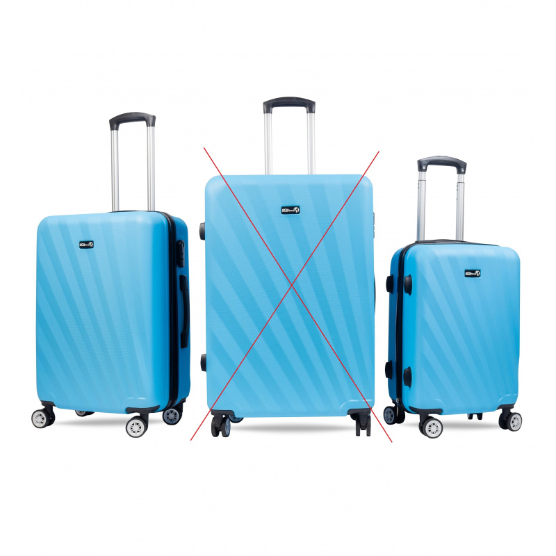 Aga Travel Trolere de călătorie, măr. M+S Albastră 2CZ046 - II. CALITATE