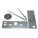 Aga Ceas de perete mare 80-120cm Argintiu