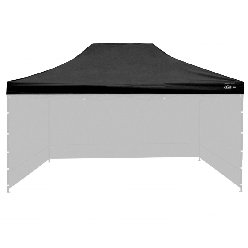 Aga Acoperiș pentru stand de vânzare 3x4,5m Negru