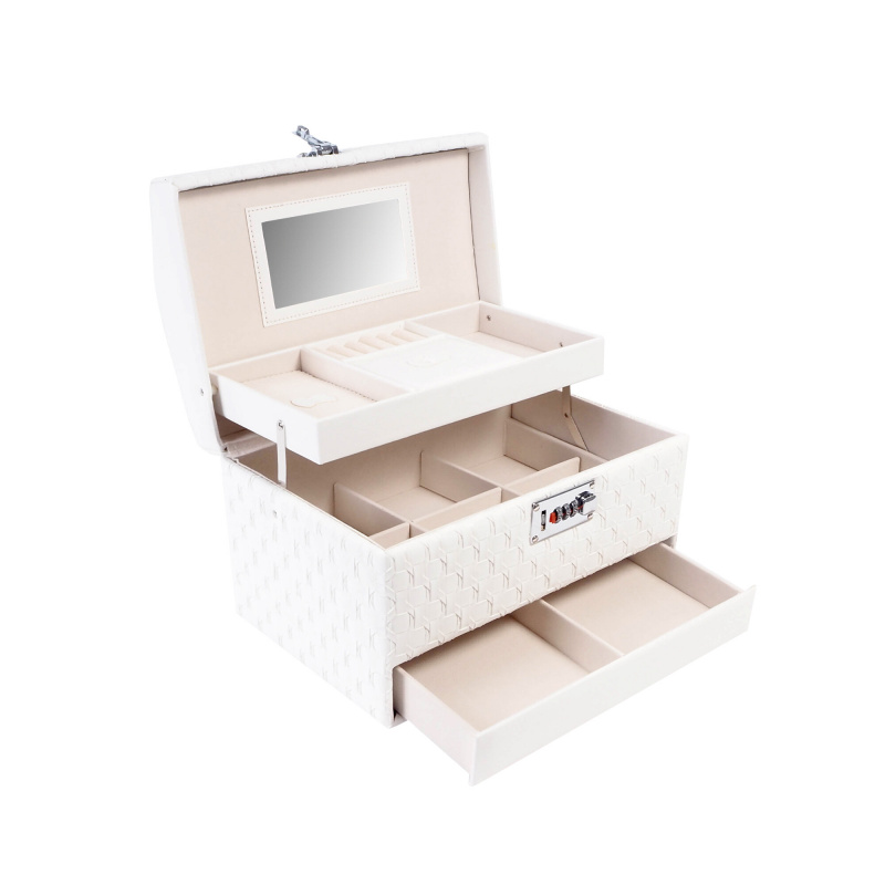 Aga Cutie de Bijuterii 30x20,5x19,5 cm Bej DAZ867 - II. CALITATE