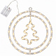 Aga Decorațiune LED de Crăciun brăduț 30 cm 48 LED Alb cald