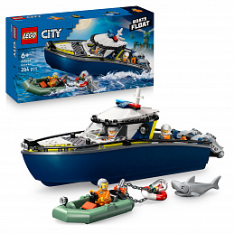 LEGO® City 60456 Urmărire cu barca de poli?ie