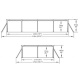 Bestway Steel Pro 4,00 x 2,11 x 0,81 m 56424 + Filtru cu cartuș
