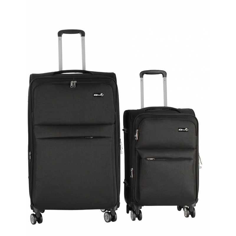 Aga Travel Set de valize de călătorie, măr. L + S Negru 6CZ024 - CALITATEA a II-a