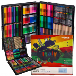 Set de pictură Aga Plast în valiză 258 bucăți