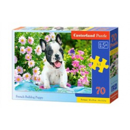 Puzzle 70 buc. Pui de Bulldog Francez universal