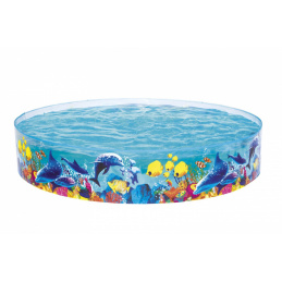 Piscină pentru copii cu inel gonflabil Morska Odyseja BESTWAY 244x46cm