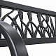Bancă de grădină din metal Aga 125x53x77 cm