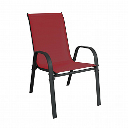 Linder Exclusiv Scaun de grădină STAPEL MC330885 Roșu închis