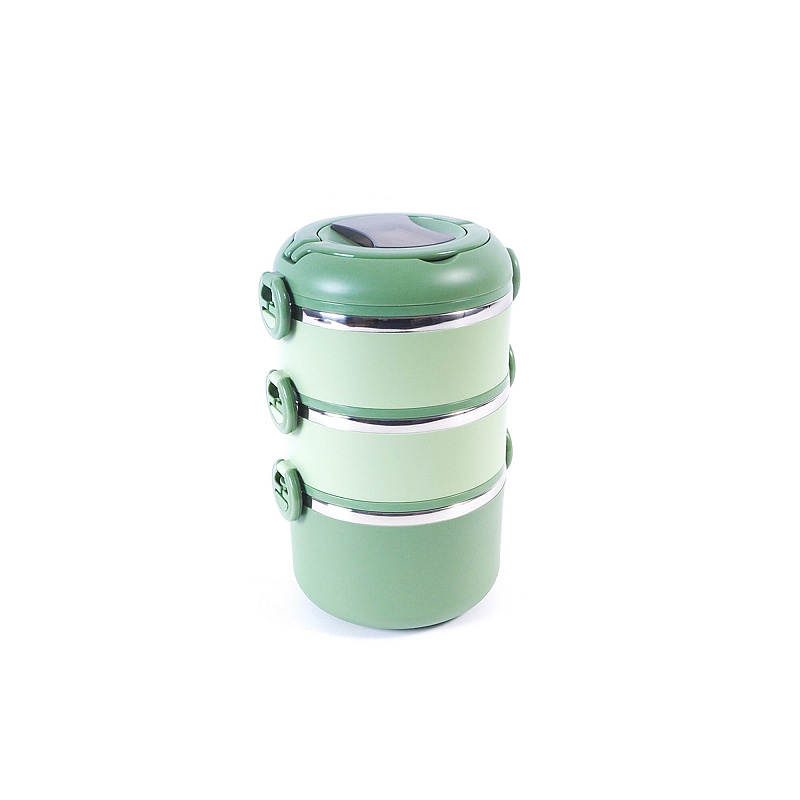 Aga Cutie pentru mâncare 3 etaje Verde