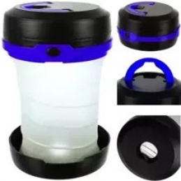 Lampă turistică pliabilă 2în1 Albastră Trizand 18311