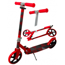 Trotinetă Mare H4AA Roșie Pliabilă R-Sport roți 200 mm până la 100 kg