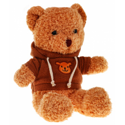 Ursuleț de pluș cu hanorac pentru copii 3+ Jucărie de pluș maro Cel mai bun prieten al micuțului