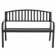 Bancă de grădină din metal Aga MR2006 127x60x87 cm