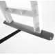 Tobogan Doloni cu mâner 140 cm Alb-Gri