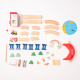 Aga4Kids Set trenuleț din lemn 30 piese DS5646