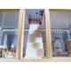 Aga MDF Căsuță pentru păpuși cu mobilier 78cm LED Negru