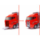 Aga Vehicul de transport TIR + mașini de pompieri din metal