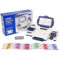 Casă de marcat albastră + accesorii Casă de marcat albastră + accesorii