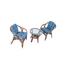 Set mobilier Aga Ratan SITA Choco Blue