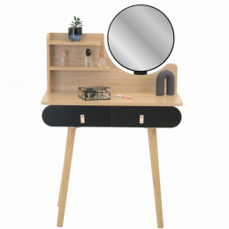 Măsuță de toaletă cosmetică cu oglindă