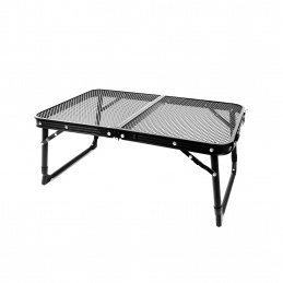 Aga Masă de camping pliabilă 60x40x25/33 cm Negru