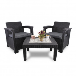 Set mobilier de grădină din ratan Aga DSC1003