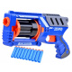 Pistolă cu gloanțe din spumă 10 buc ZA3286