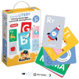 CzuCzu Descopăr literele + marker lavabil ZA4220 universal