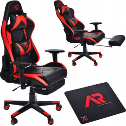 Scaun de birou pentru gaming ARAGON cu suport pentru picioare