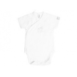 Body din bambus cu mânecă scurtă Alb 0m BAMBOOM universal